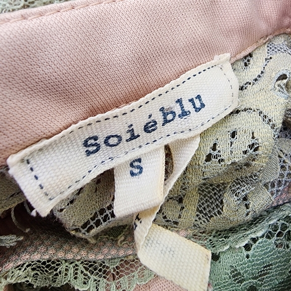 Soiéblu Mint Green Lace Dress - Picture 6 of 6